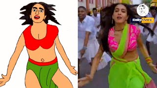 chaka chaka full song meme drawing  atrangi re  sara ali khan  dhanush  chaka chaka song [upl. by Norvin150]