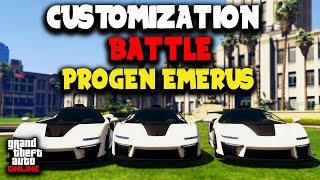 Progen Emerus Customization Battle  GTA Online with HarmNone and gtanpc [upl. by Auqinet]