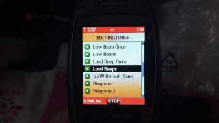 LG VX8300 Ringtones  Verizon Wireless [upl. by Dnomayd]