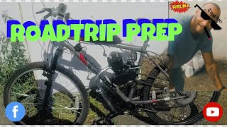 80cc MOTORIZED BICYCLE PREP FOR A LOONNGGG ROADTRIP [upl. by Eetsim794]