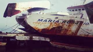 Lo ultimo Otra nave Conferry se hundió en muelle de Puerto la Cruz 311218 [upl. by Urbanus]