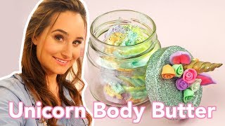 🦄🌈🛀🏻 Unicorn Body Butter 🦄🌈🛀🏻  DIY  Jill [upl. by Bernete273]