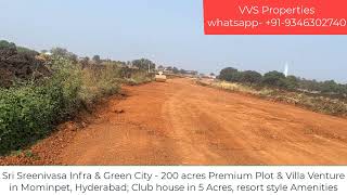 Premium Villa and plot venture in Mominpet from Luxury builders RERA approved Food park and TMV [upl. by Binny]