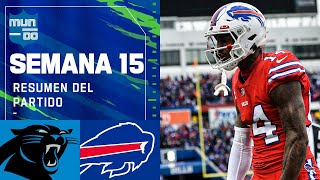 Carolina Panthers vs Buffalo Bills  Semana 15 NFL Game Highlights [upl. by Atims]