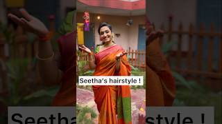 Seetha’s hairstyle vaisshnavi shorts [upl. by Lonni]