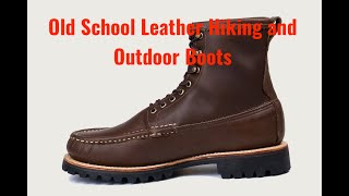 Russel Moccasin Backcountry Old School Leather Hiking amp Outdoor Boots [upl. by Ahsiele]