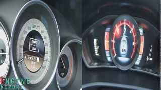 C250 CDI 204ps vs V40 177ps  Beschleunigung 0100 kmh [upl. by Berrie]