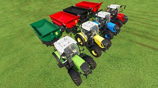 HARVESTING AND LOAD SUNFLOWER WITH FENDT TRACTORS  Farming Simulator 22 [upl. by Yesnil]