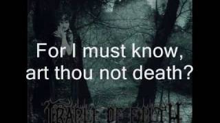 Cradle of Filth  A Gothic Romance with lyrics [upl. by Fayre330]