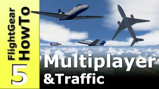 Fly online and enable AI traffic  FlightGear HowTo 5 [upl. by Adnorahc]