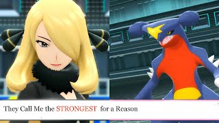 I BATTLED CYNTHIA FOR THE FIRST TIME BDSP [upl. by Yrtneg34]