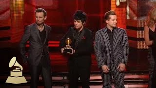 Green Day accepting the GRAMMY for Best Rock Album at the 52nd GRAMMY Awards  GRAMMYs [upl. by Uranie]