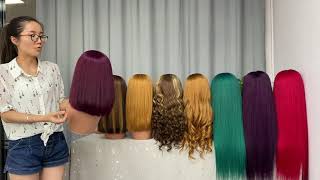 les perruques colorés de SAFAVORI hair 🎈🎈🎈 [upl. by Lindell]