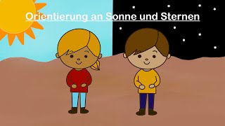 Lernvideo 2 Orientierung an Sonne und Sternen  HSU Grundschule [upl. by Allard]