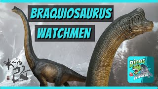 Braquiosaurus WATCHMEN Verde  Nanmu Studio  Unboxing Reseña Comparativa [upl. by Theadora]