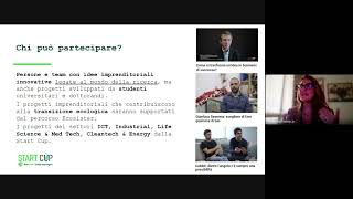 Webinar di presentazione del percorso Ecosister e Start Cup 2024 e delle modalità per candid [upl. by Aniz111]