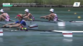 Championnat de France J16 Bateaux longs Libourne 2019  Finale du quatre sans barreur hommesJ16H4 [upl. by Kier]