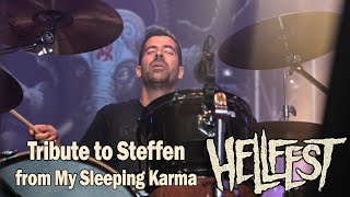 My Sleeping Karma quotPsilocybequot  Tribute to Steffen Weigand Hellfest 2019 DesertRockcom [upl. by Alleunam]