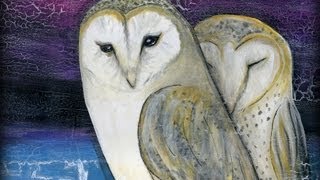 Painting  Colorful Owl Painting TutorialTime Lapse by RustiKate [upl. by Endor]