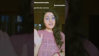 Heterochromatin vs Euchromatin 🔥botany neet mnemonic neet2025 trending neetug shorttricks [upl. by Delanie]