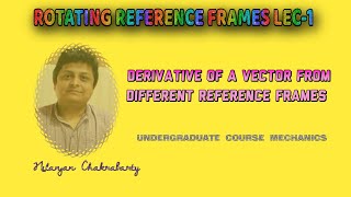 Rotational Frame of Reference and Coriolis forcePartCBSc1st yearmechanicsLect04 [upl. by Mccullough653]