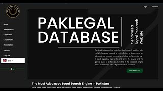 How to find Pakistani Judgements and do Legal Research on Pak Legal Database ® [upl. by Pickford652]