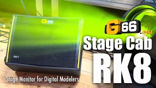 G66 Stage Cab RK8  FRFR Stage Monitor for digital modelers  Powered by Red Sound [upl. by Blackmun]