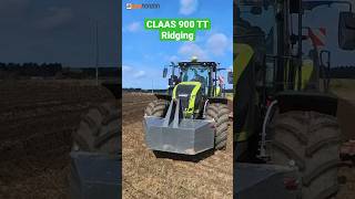 Claas 960 TT Tractor Working Ridging for Potatoes agriculture potatoes tractor [upl. by Nirac]