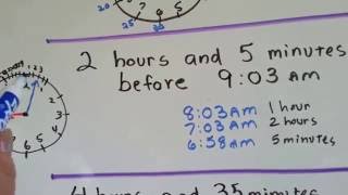 Gr 3 Math 105b Subtract Time Regroup Hours and Minutes [upl. by Nitsrik]