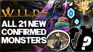 Monster Hunter Wilds  ALL 21 New Confirmed Monsters amp 5 Likely to Return  HUGE Secrets You Missed [upl. by Stannwood507]