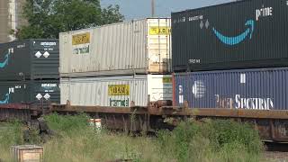 CSX stack train at Cordele GA [upl. by Nertie]