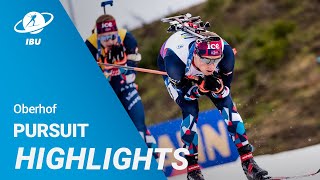 World Cup 2324 Oberhof Men Pursuit Highlights [upl. by Elvin]