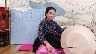 Choe Jugyeong teaches Gutgeori Jangdan and Changbu Taryeong with English Captions [upl. by Nelak]