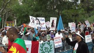 Demonstration Monday Sep 26 2011 New York City By Eritreans [upl. by Collimore221]