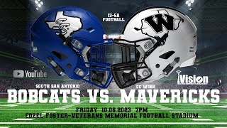 CC Winn Mavericks vs South San Bobcats  Varsity Football  October 6 2023  iVision [upl. by Leissam]