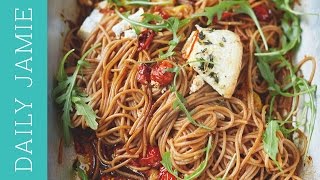 Spelt Spaghetti Recipe From MY NEW BOOK  Daily Jamie [upl. by Cadman]