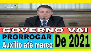 GOVERNO VAI PRORROGAR AUXÍLIO EMERGENCIAL ATÉ ANO DE 2021 SERÁ [upl. by Emily]