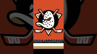 Anaheim Ducks Logo History 19932024 [upl. by Esiouqrut]