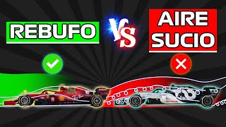 Por qué es Tan DIFÍCIL ADELANTAR en la F1 ⛔ REBUFO vs AIRE SUCIO DIFERENCIAS Aerodinámica Formula 1 [upl. by Nesto]