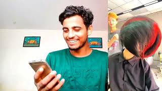 Chapri Hairstyle Part  1 🤣🤣 funny comedy viralvideo [upl. by Yate778]