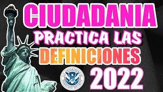 ENTREVISTA Y EXAMEN DE CIUDADANIA AMERICANA 2022 [upl. by Denison]