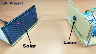 LiFi Project  How to transmit data with Laser light [upl. by Yovonnda]