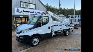 2018 Iveco Daily Multitel HX200 Access Platform Cherry Picker 20 Metre  MK68 WFL [upl. by Demahom]