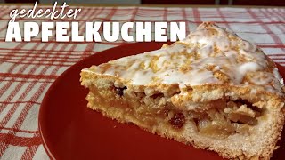 gedeckter Apfelkuchen  Mürbeteig  Springform [upl. by Gery]