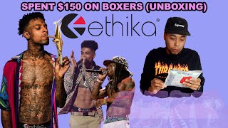 I Spent 150 On Boxers Was It Worth It  PART 2 6 Ethika Items Unboxing [upl. by Mairam315]