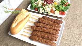 Kolay Şiş Kebab  Ev Usulü En Kolayından Kebab Tarifi  Hayalimdeki Yemekler [upl. by Einniw]