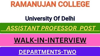 ★Assistant professor vacancies ★WalkinInterview job jobs jobsearch [upl. by Kokoruda141]