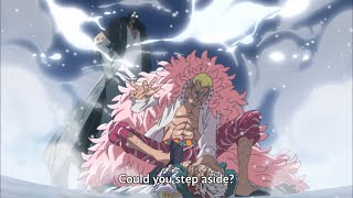 Aokiji saves Vice admiral smoker from Doflamingo with coldest AraAra One piece Eng sub [upl. by Oeht423]