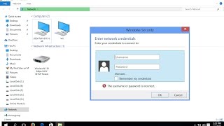 How to Fix Enter Network Password Credentials in Windows 10817 Easy [upl. by Conway]