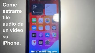 Come estrarre il file audio in mp3 da un video su iPhone e iPad [upl. by Nemrac]